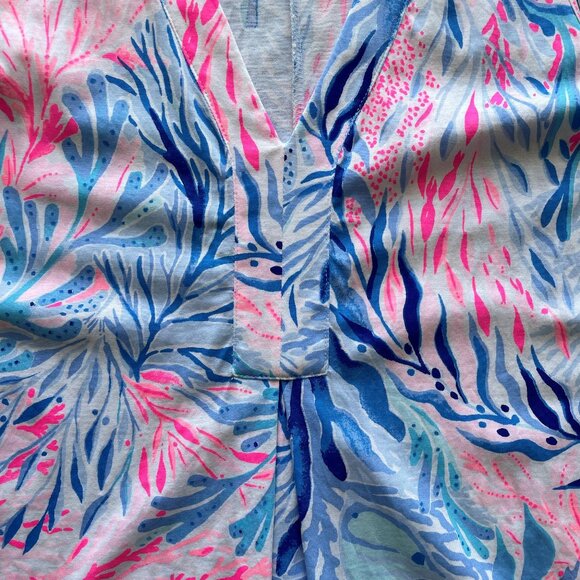 Lilly Pulitzer Amina Swing Dress in Kaleidoscope Coral Size Small - Picture 5 of 9